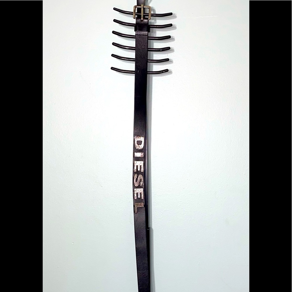 Diesel Hammered Logo Belt